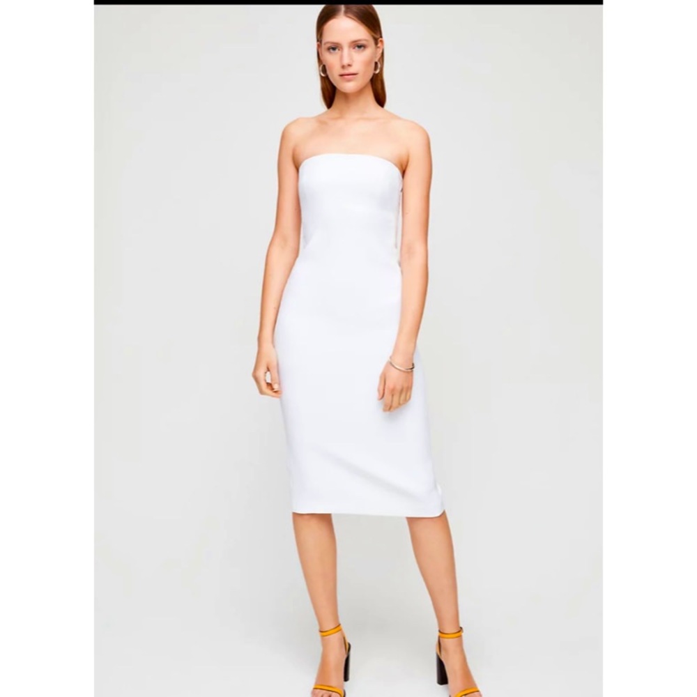 Babaton Brees dress - white, size 0